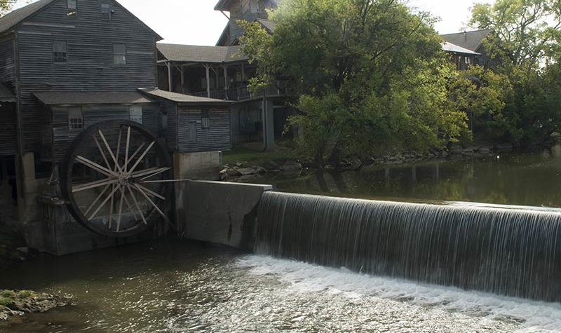 The Old Mill Dam Rehabilitation project, showing the fixes Blalock made to the dam