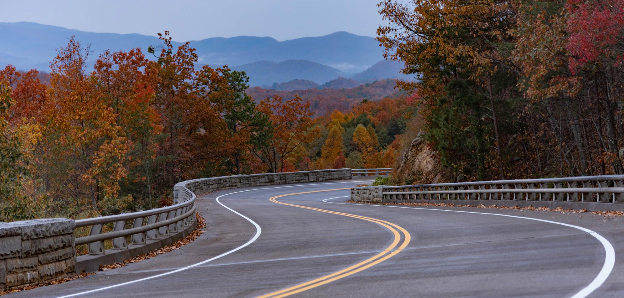 Foothills Parkway in the Great Smoky Mountains National Park